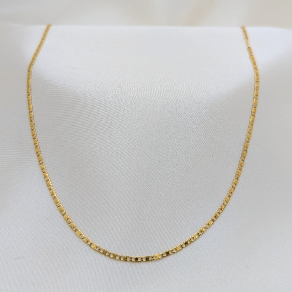 Stainless Steel Basic Necklace, Polished, Golden Finish
