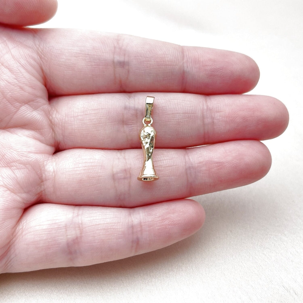 Oro Laminado Fancy Pendant, Gold Filled Style Polished, Golden Finish