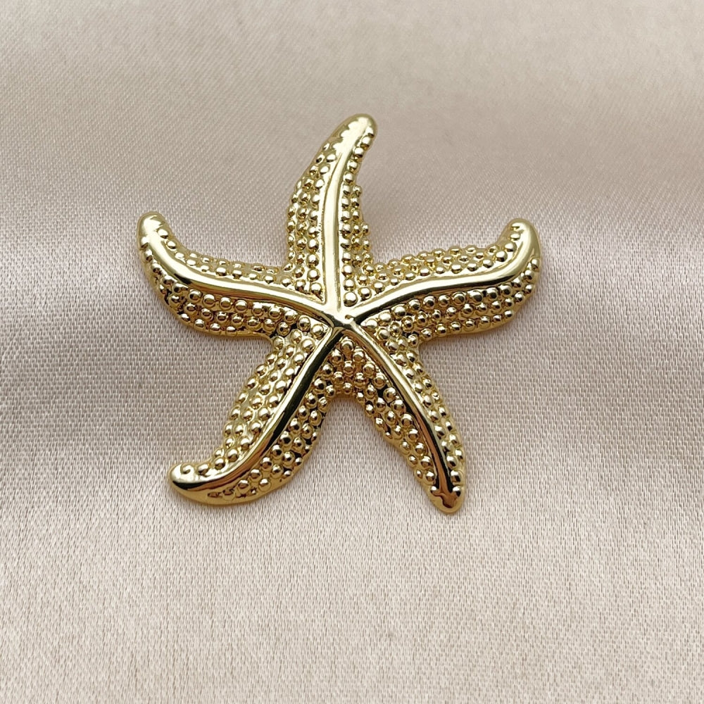 Oro Laminado Fancy Pendant, Gold Filled Style Star Design, Polished, Golden Finish