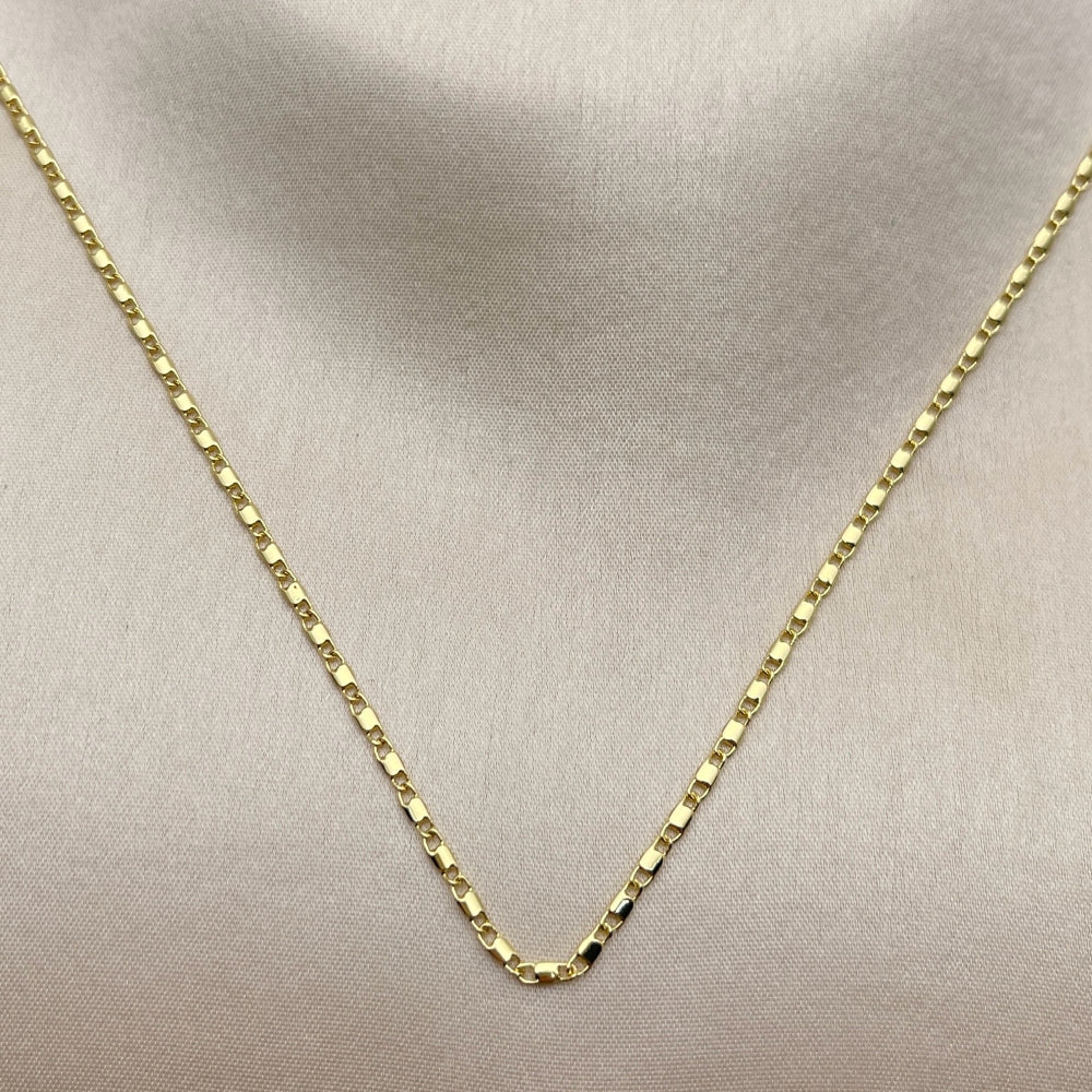 Oro Laminado Basic Necklace, Gold Filled Style Polished, Golden Finish