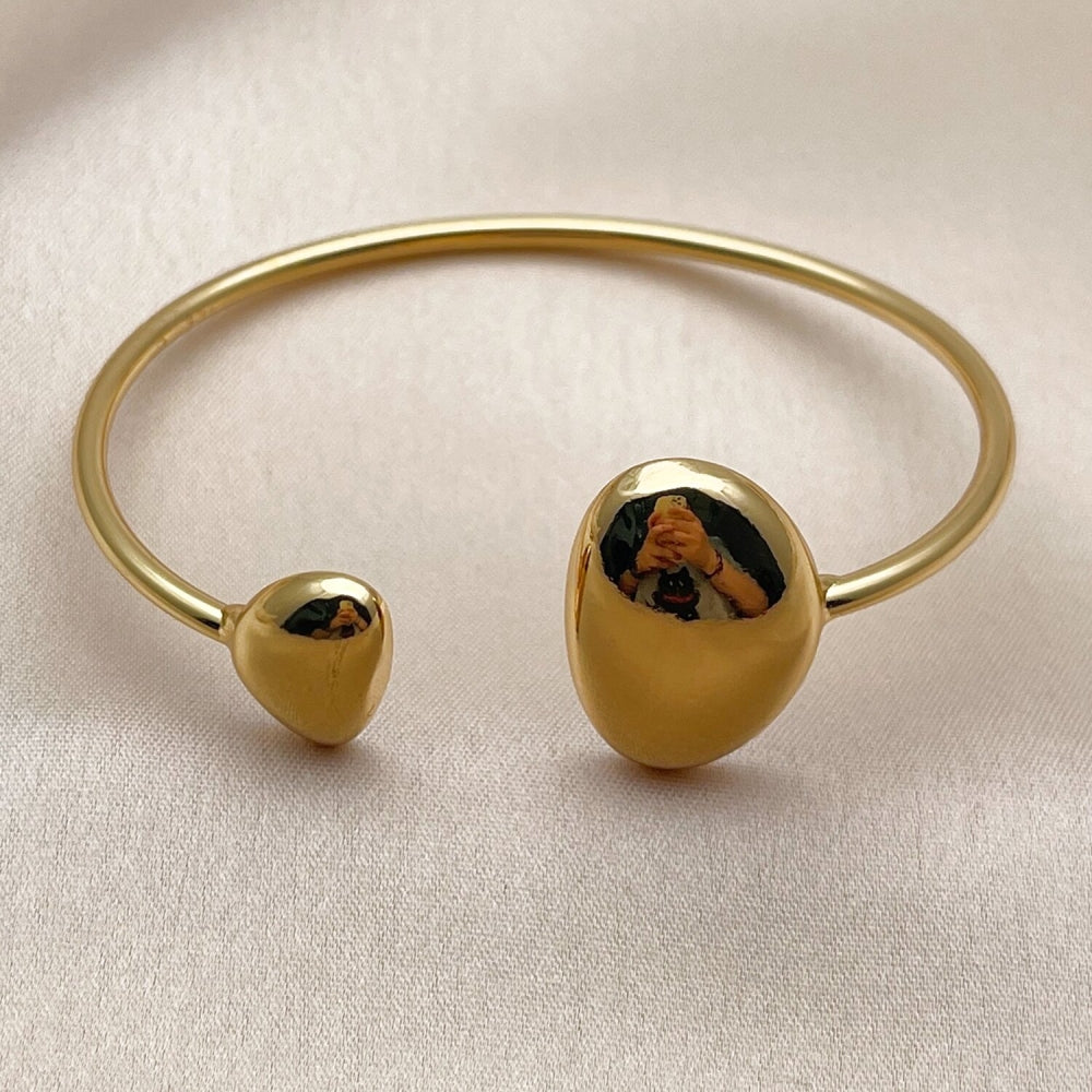 Oro Laminado Individual Bangle, Gold Filled Style Polished, Golden Finish