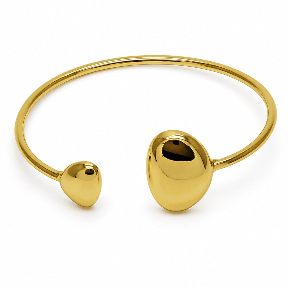Oro Laminado Individual Bangle, Gold Filled Style Polished, Golden Finish