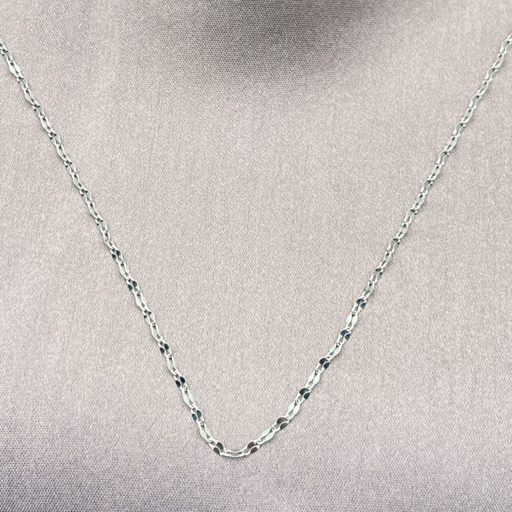 Stainless Steel Basic Necklace, Polished, Steel Finish