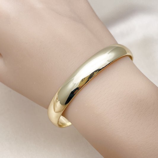 Oro Laminado Individual Bangle, Gold Filled Style Polished, Golden Finish