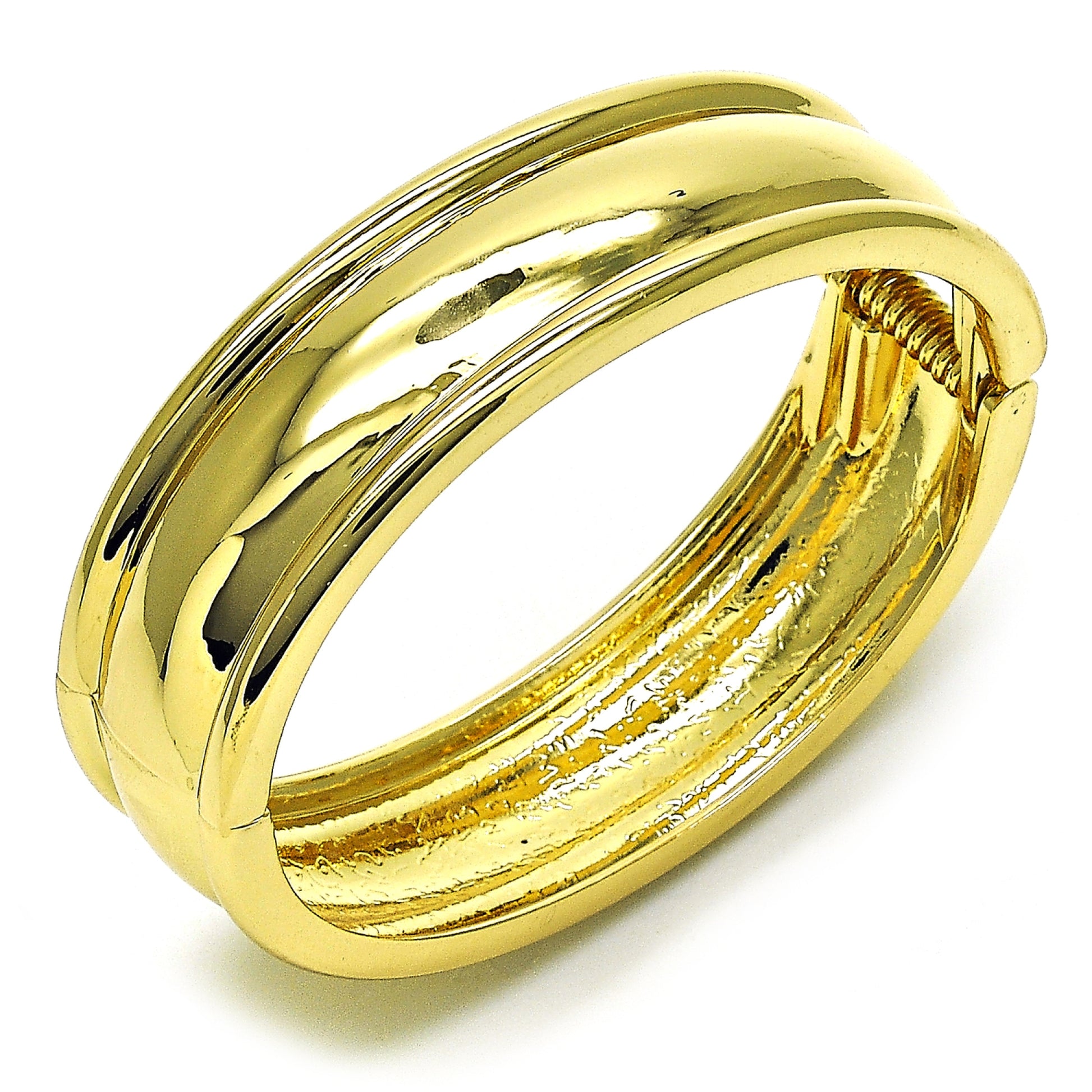 Oro Laminado Individual Bangle, Gold Filled Style Polished, Golden Finish
