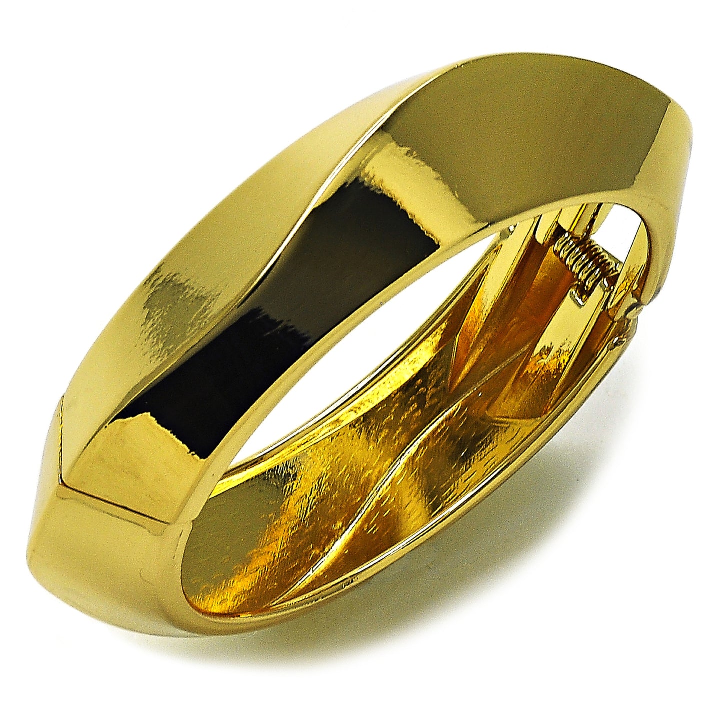 Oro Laminado Individual Bangle, Gold Filled Style Polished, Golden Finish