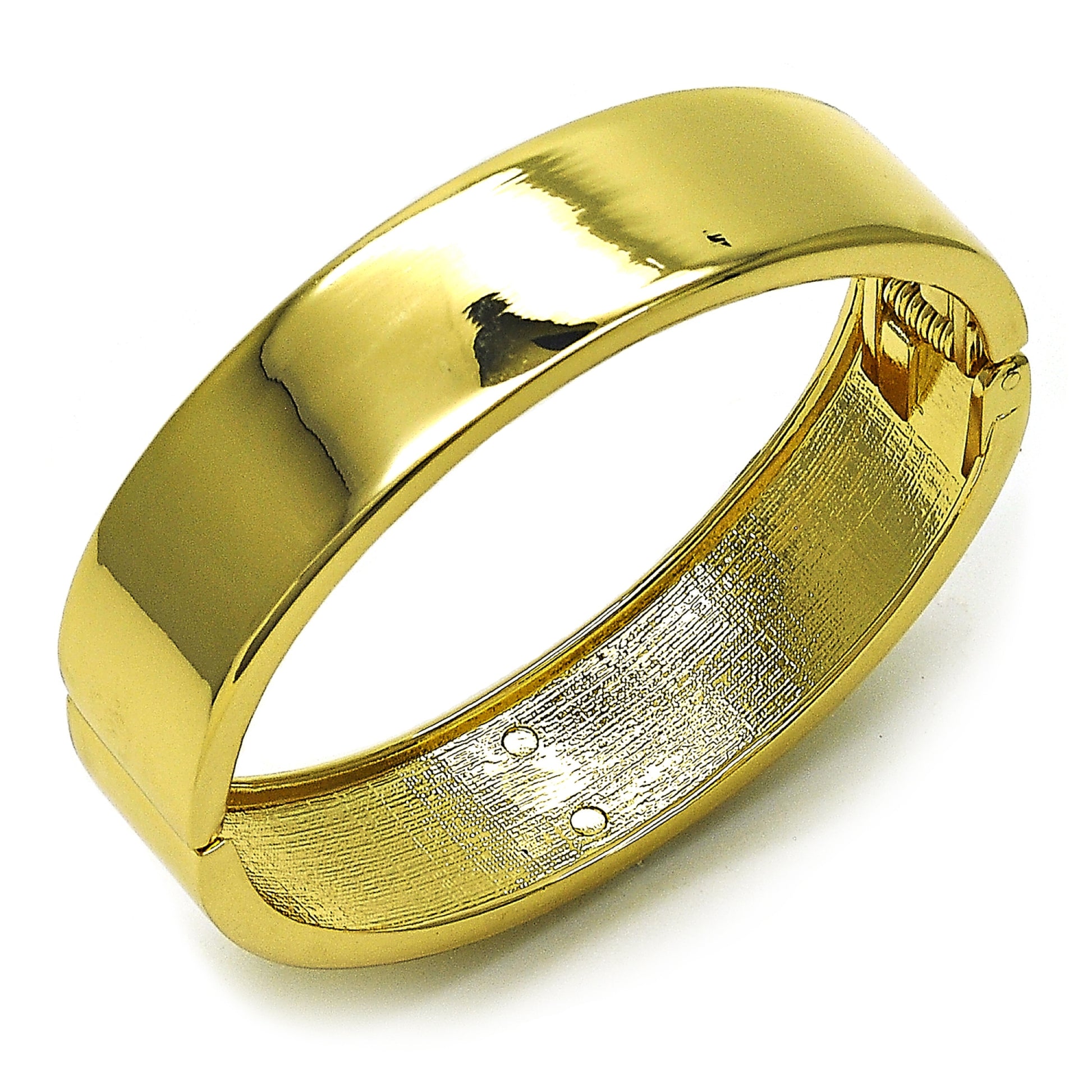 Oro Laminado Individual Bangle, Gold Filled Style Polished, Golden Finish