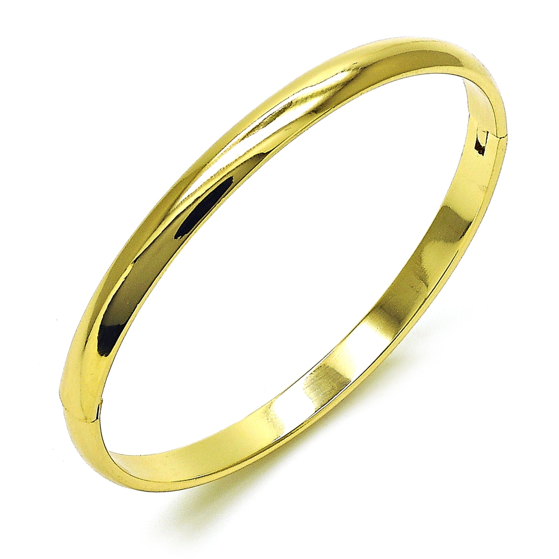 Oro Laminado Individual Bangle, Gold Filled Style Polished, Golden Finish