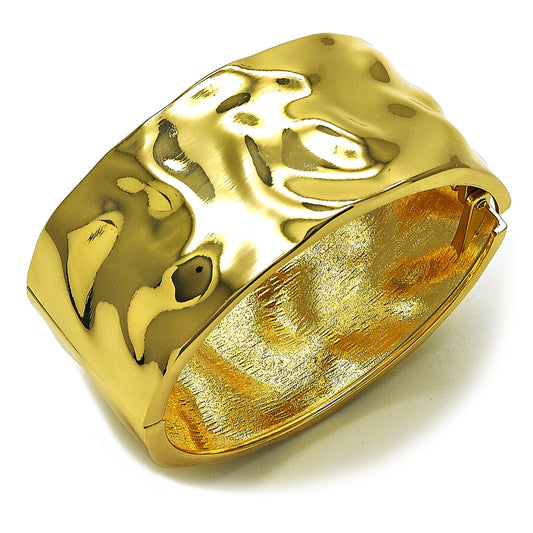 Oro Laminado Individual Bangle, Gold Filled Style Polished, Golden Finish